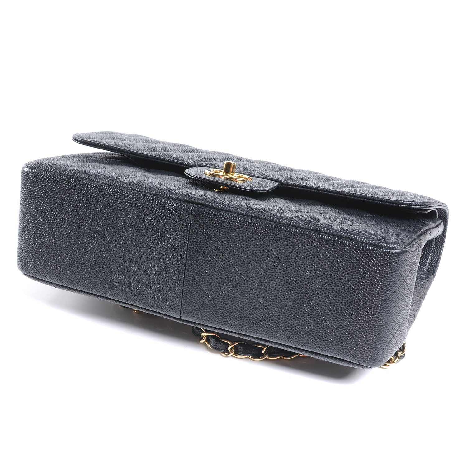 Chanel Caviar Quilted Jumbo Double Flap Black 4 of 8