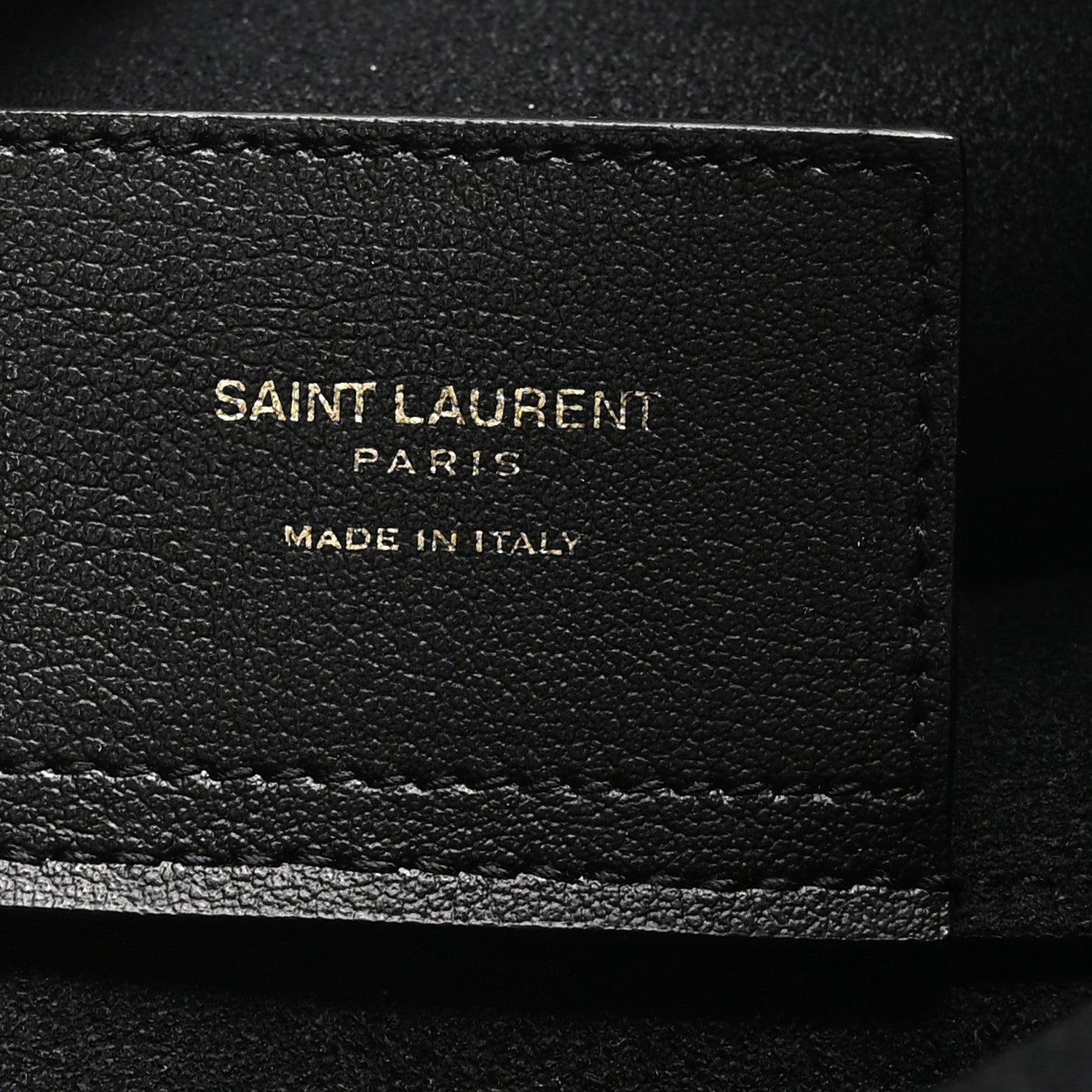 Saint Laurent Calfskin Large Shopping Tote Black 7 of 7