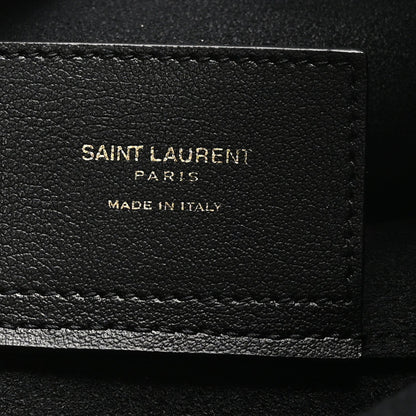 Saint Laurent Calfskin Large Shopping Tote Black 7 of 7