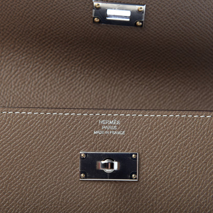 Hermes Epsom Kelly Longue Wallet Etoupe 6 of 6