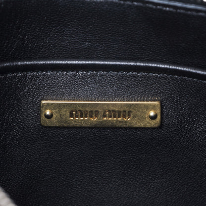 Miu Miu Nappa Matelasse Lux Wristlet Black 6 of 6