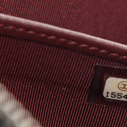 Chanel Lambskin Quilted Large Gusset Zip Around Wallet Black 8 of 8