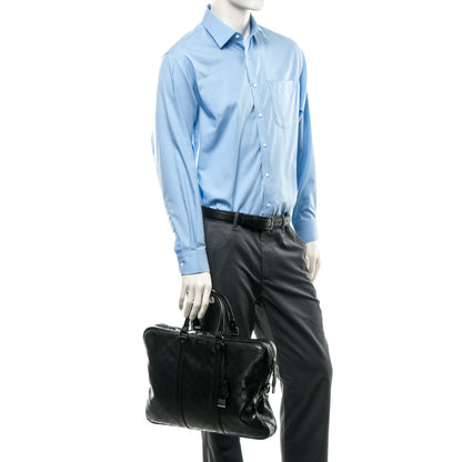 Gucci Imprime Monogram Medium Briefcase Black 2 of 7