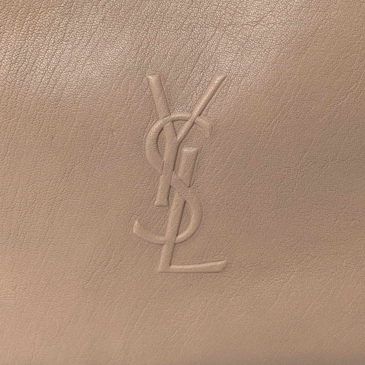 Lambskin Monogram Small Lou Camera Bag Dark Beige