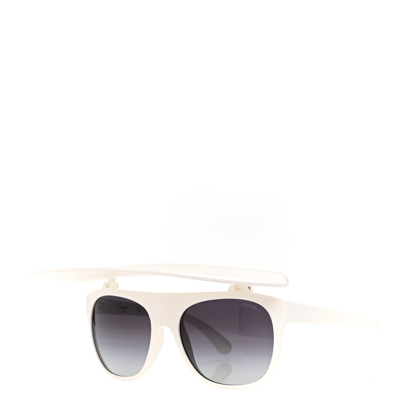 Acetate Visor Sunglasses 71046 Matte White