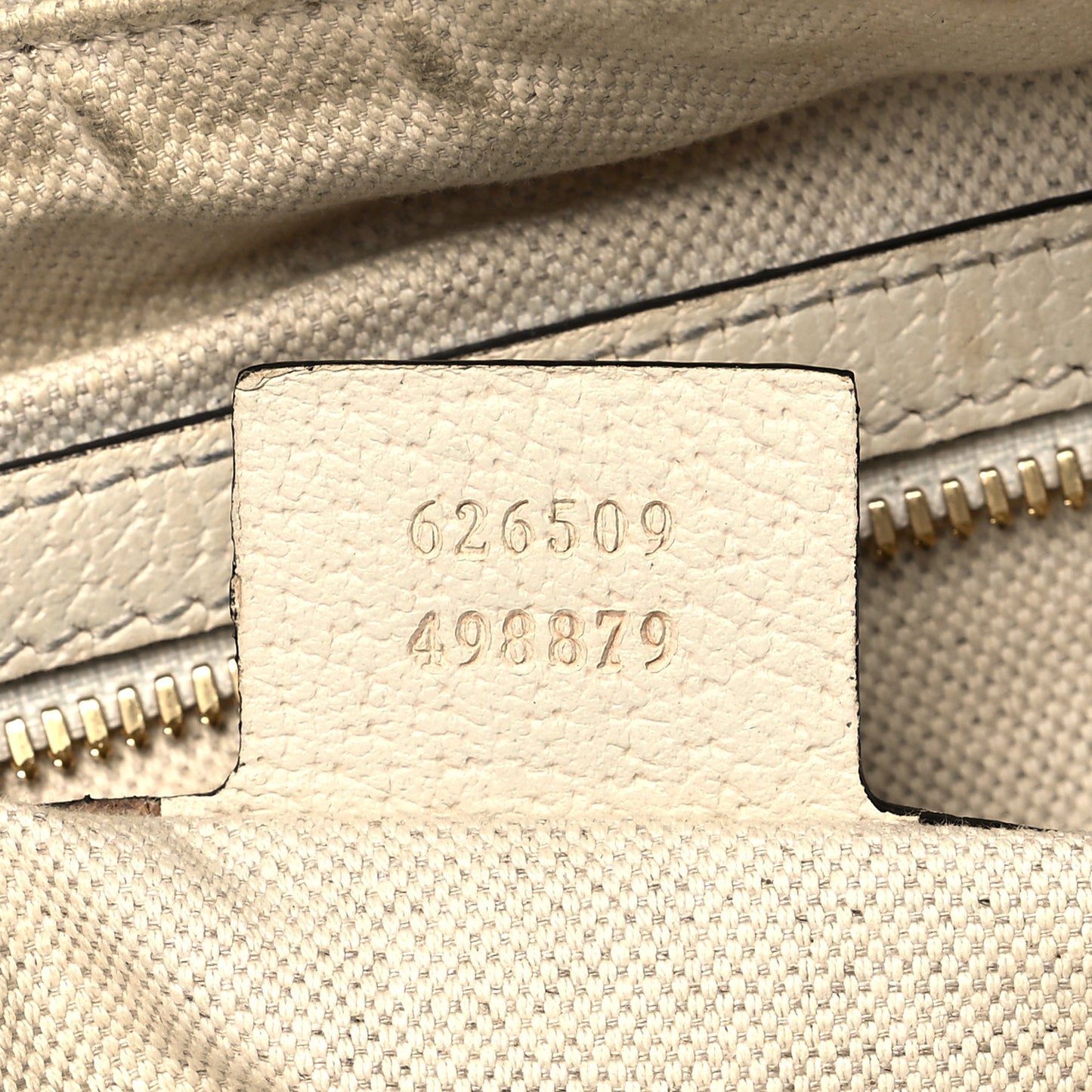 GG Supreme Monogram Flora Web Small Ophidia Half Moon Hobo White