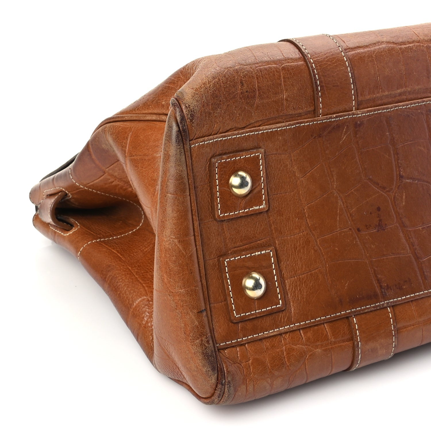 Mulberry Crocodile Embossed Bayswater Oak 7 of 8