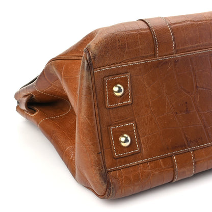 Mulberry Crocodile Embossed Bayswater Oak 7 of 8