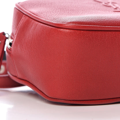 Saint Laurent Lambskin Monogram Lou Belt Bag Red 9 of 10
