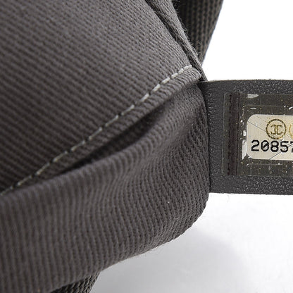 Chanel Canvas Small Deauville Tote Grey 7 of 7