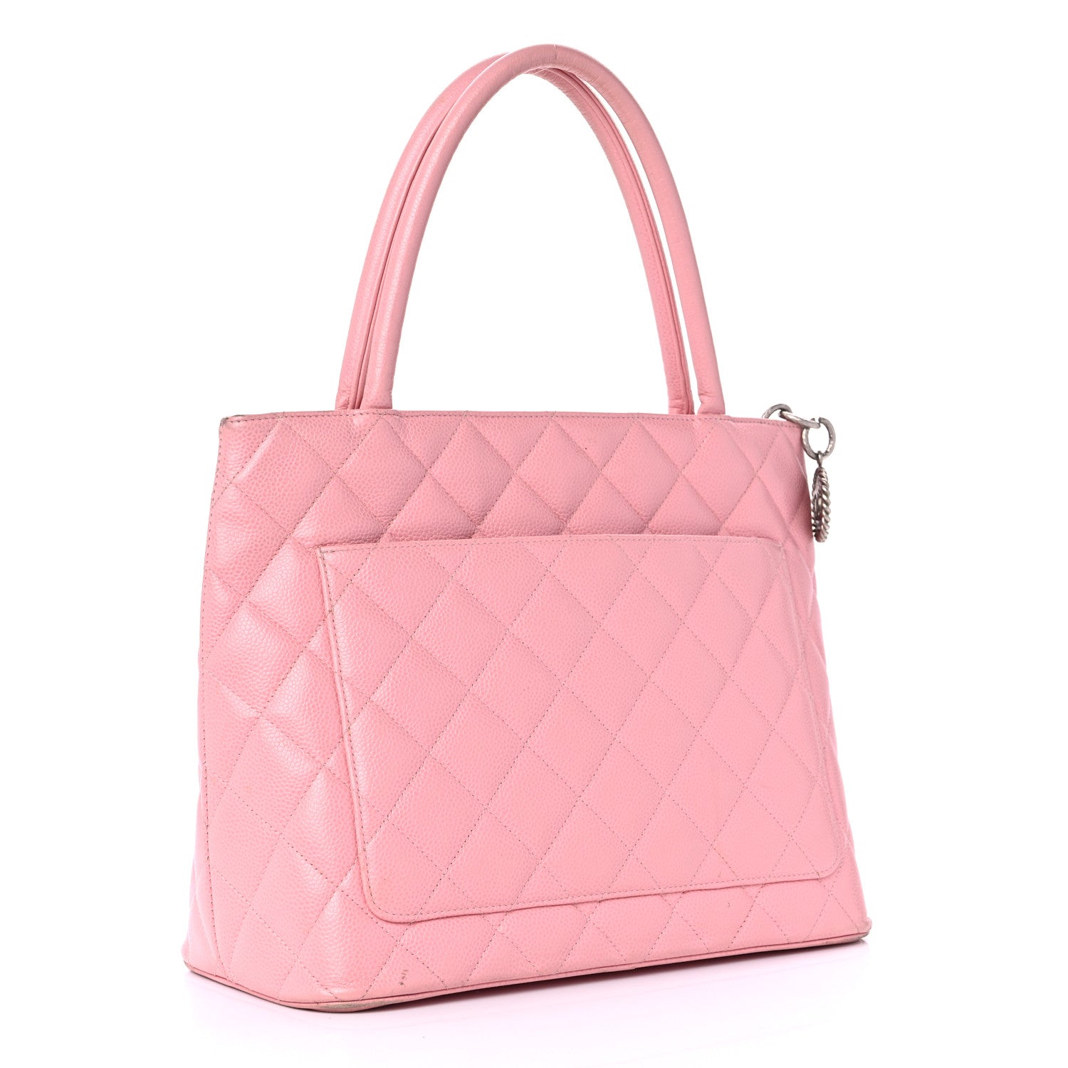 Chanel Caviar Medallion CC Tote Light Pink 3 of 18