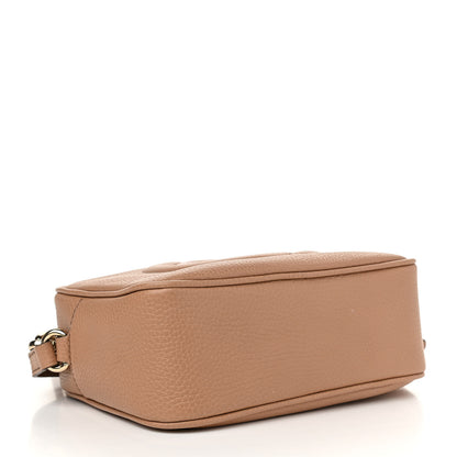 Gucci Pebbled Calfskin Small Soho Disco Bag Camelia 4 of 12