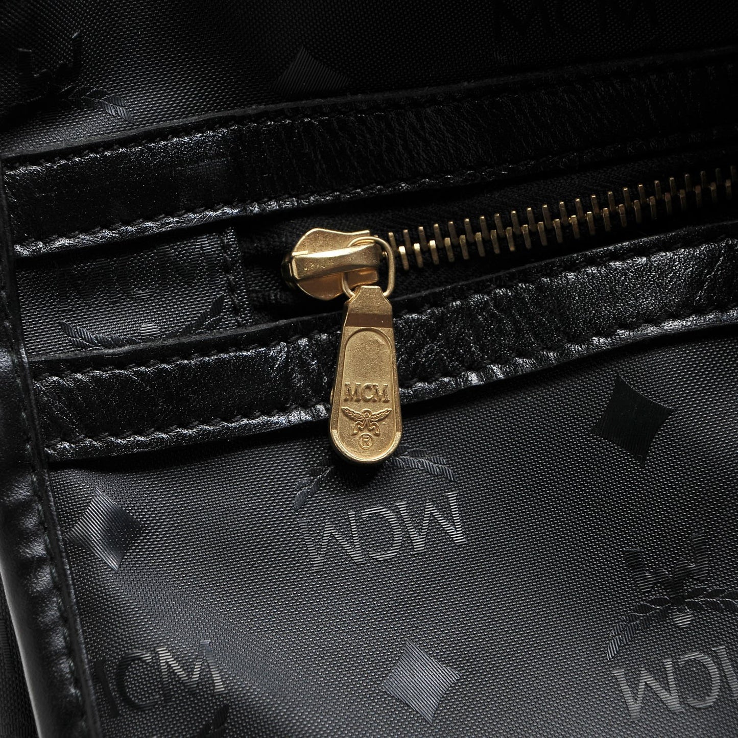 Monogram Coated Canvas Garment Bag Black