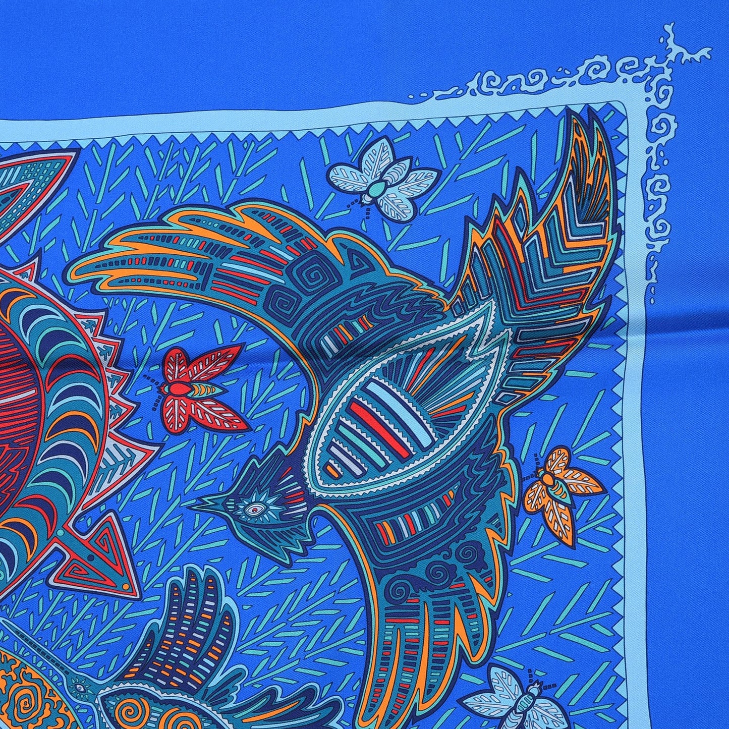 Silk Legende Kuna Peuple de Panama Scarf 90