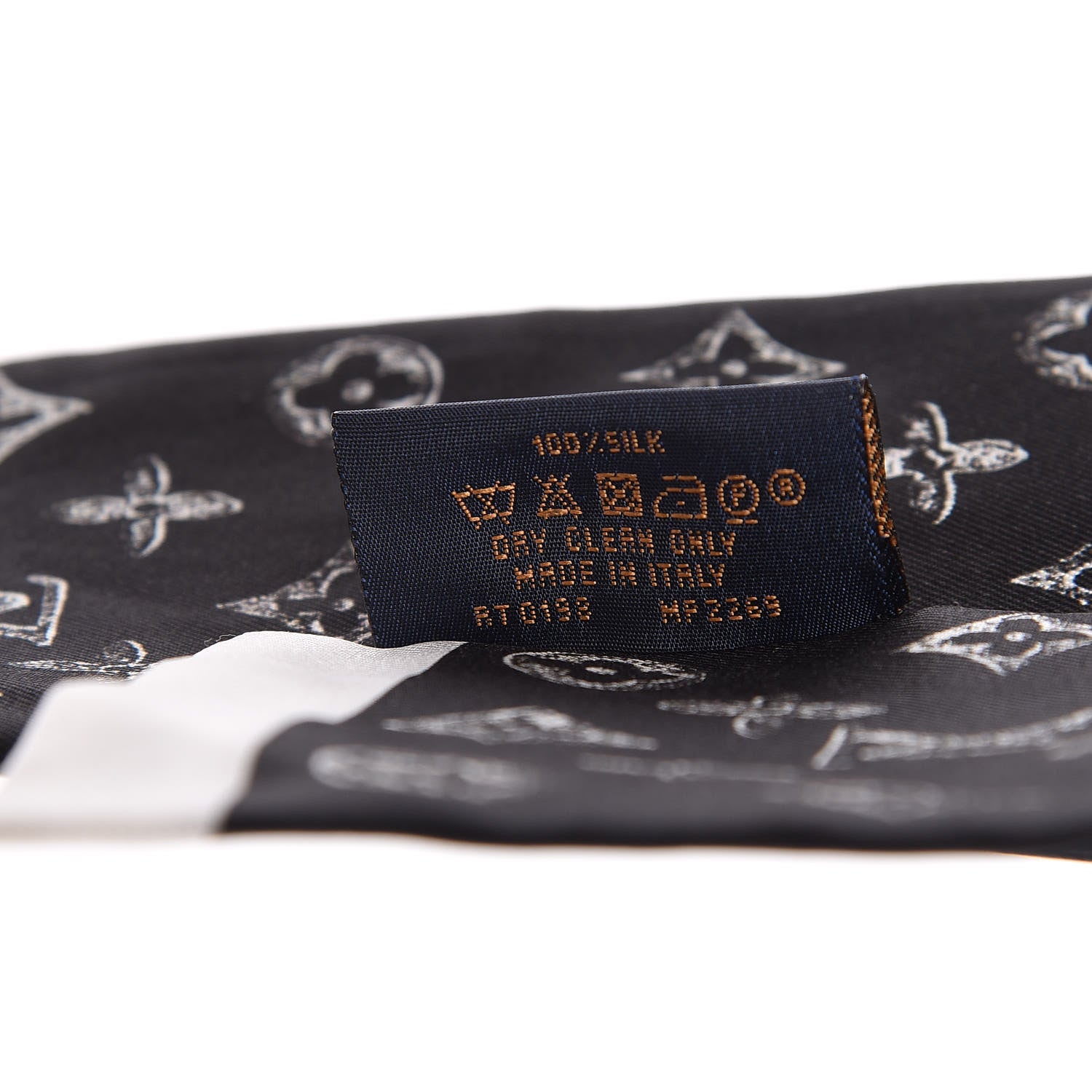 Louis Vuitton Silk Catogram Classic Bandeau Black 5 of 5