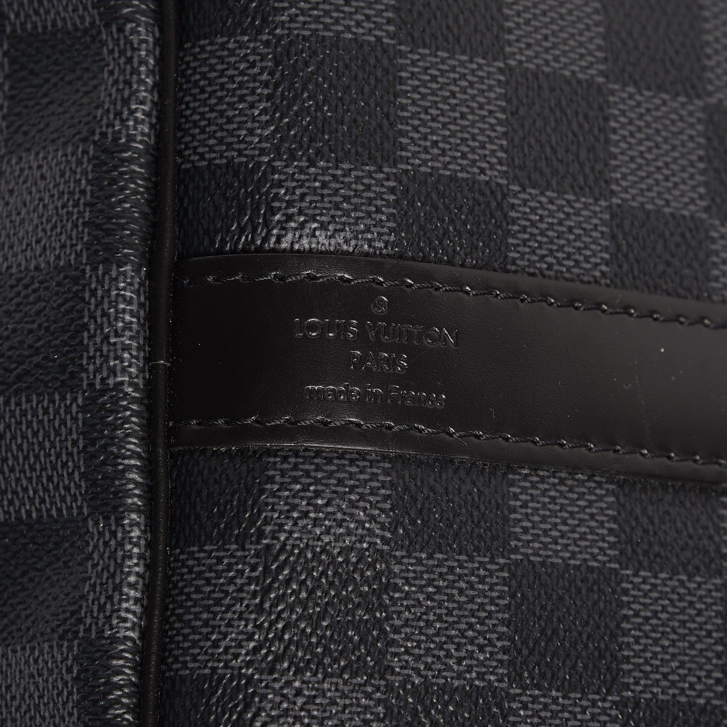 Damier Graphite Keepall Bandouliere 55
