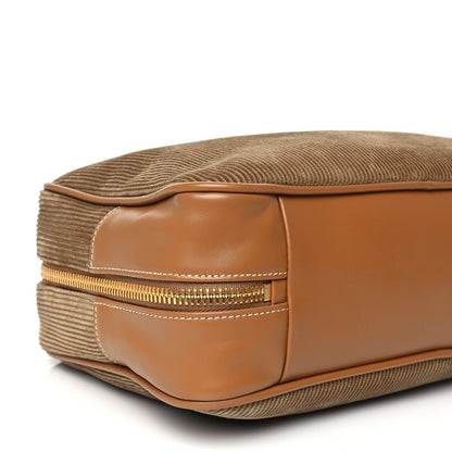 Miu Miu Corduroy Large Beau Top Handle Bag Cinnamon 7 of 8