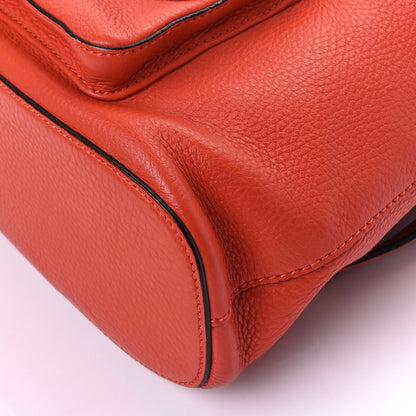 Gucci Calfskin Small Bamboo Backpack Orange 8 of 8