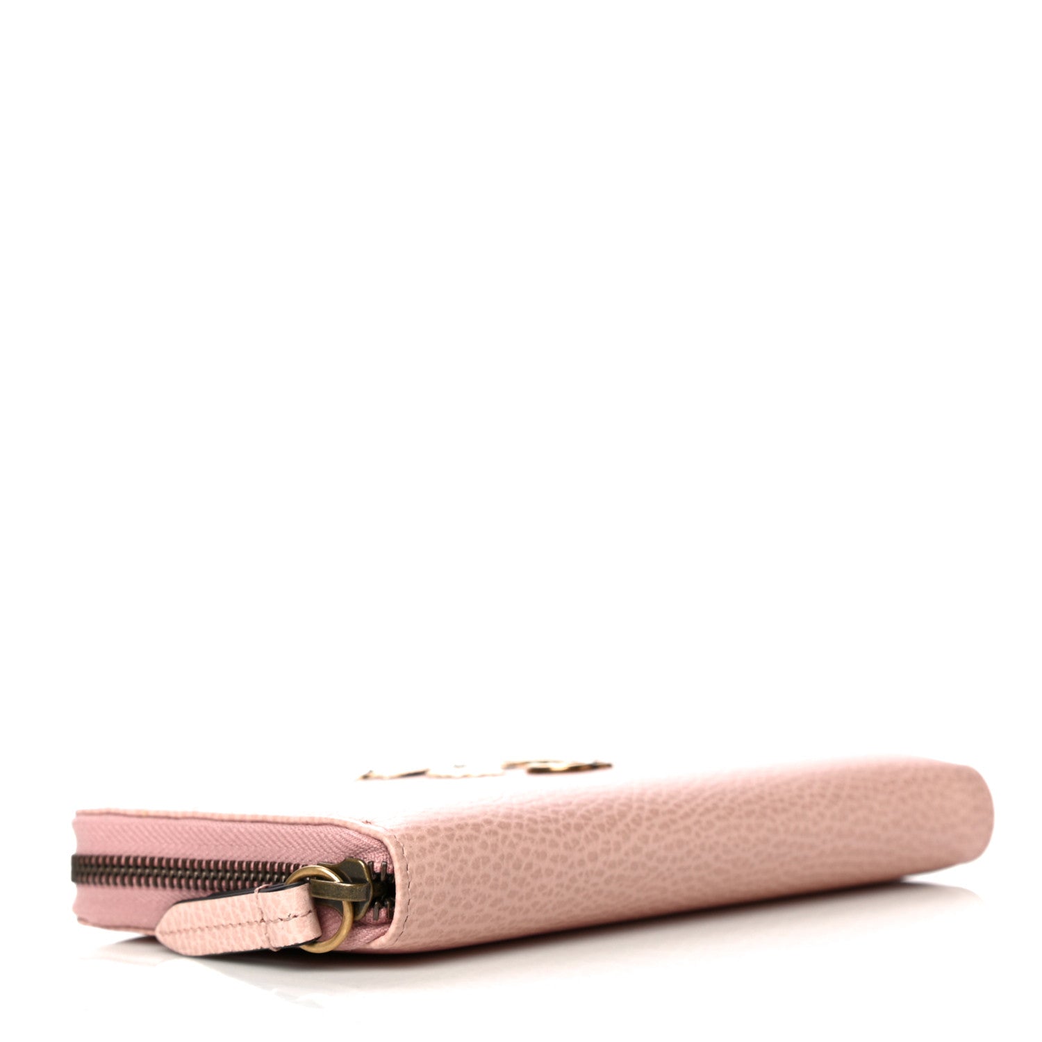 Gucci Calfskin Butterfly Farfalla Zip Around Wallet Perfect Pink 4 of 10