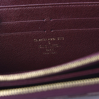 Louis Vuitton Damier Paillettes Zippy Wallet Red 6 of 7