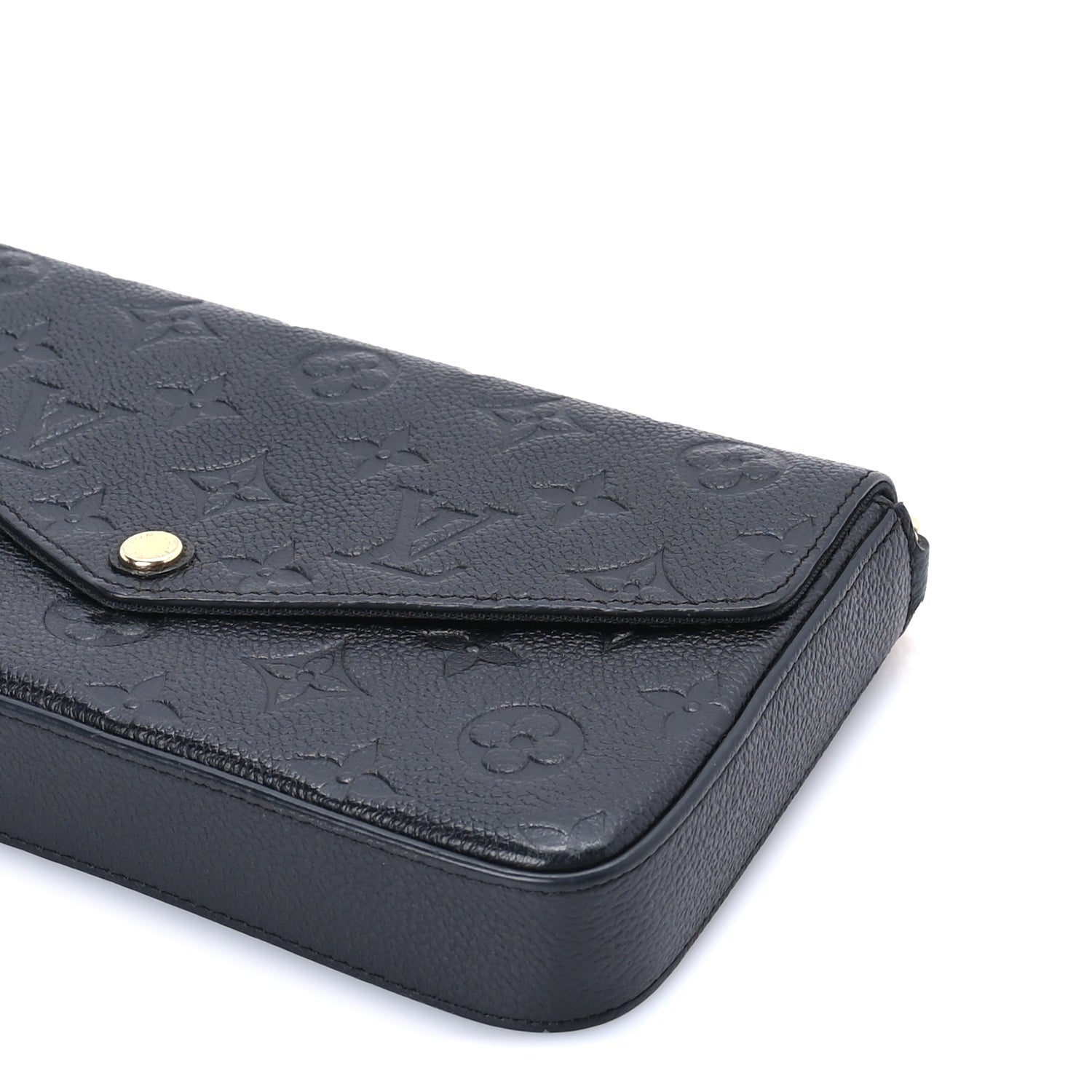 Louis Vuitton Empreinte Pochette Felicie Chain Wallet  Black 9 of 9