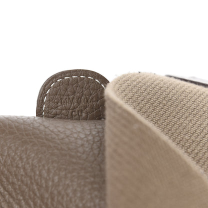 Hermes Taurillon Clemence Evelyne III PM Etoupe 8 of 12