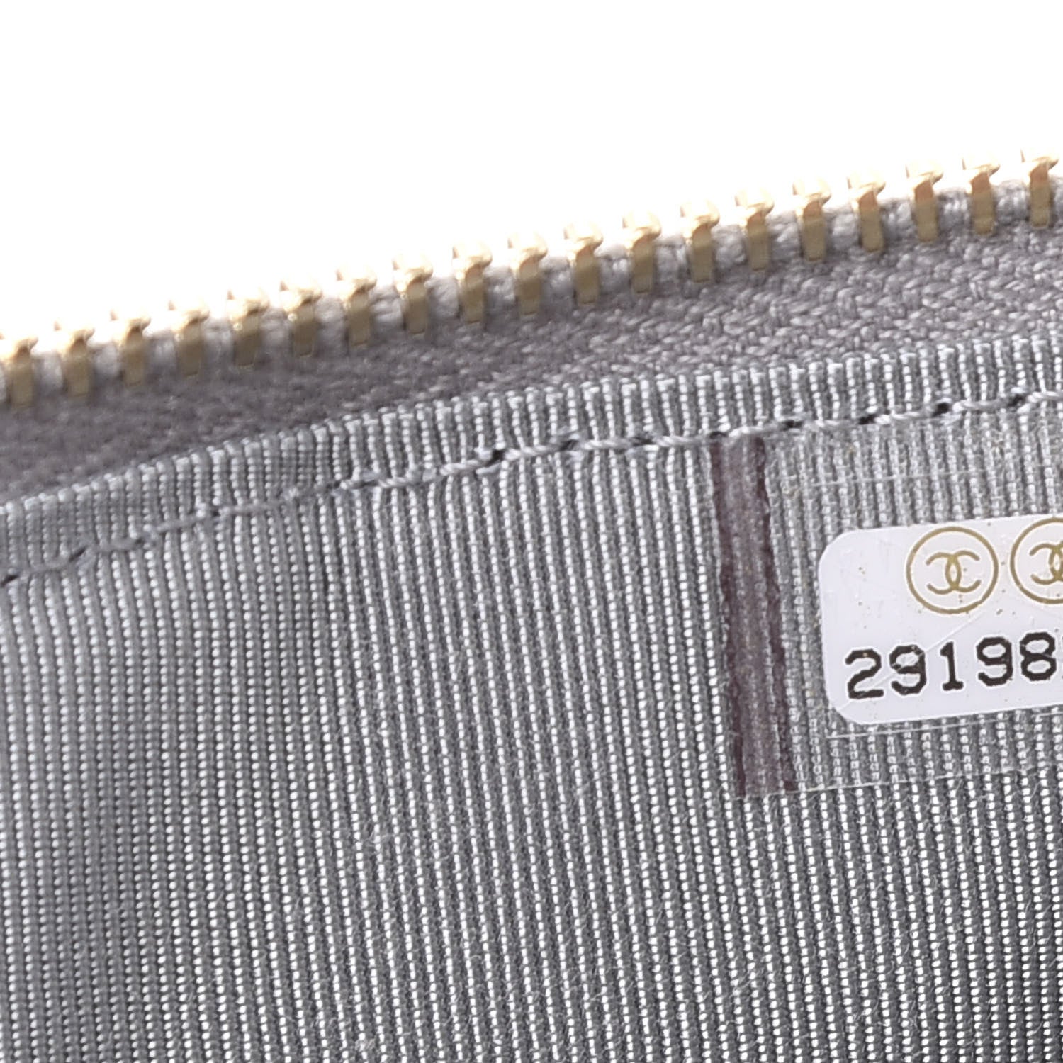 Chanel Caviar Quilted Classic iPhone Pouch Grey 10 of 12