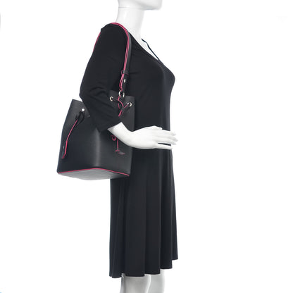 Louis Vuitton Calfskin Lockme Bucket Black 2 of 18