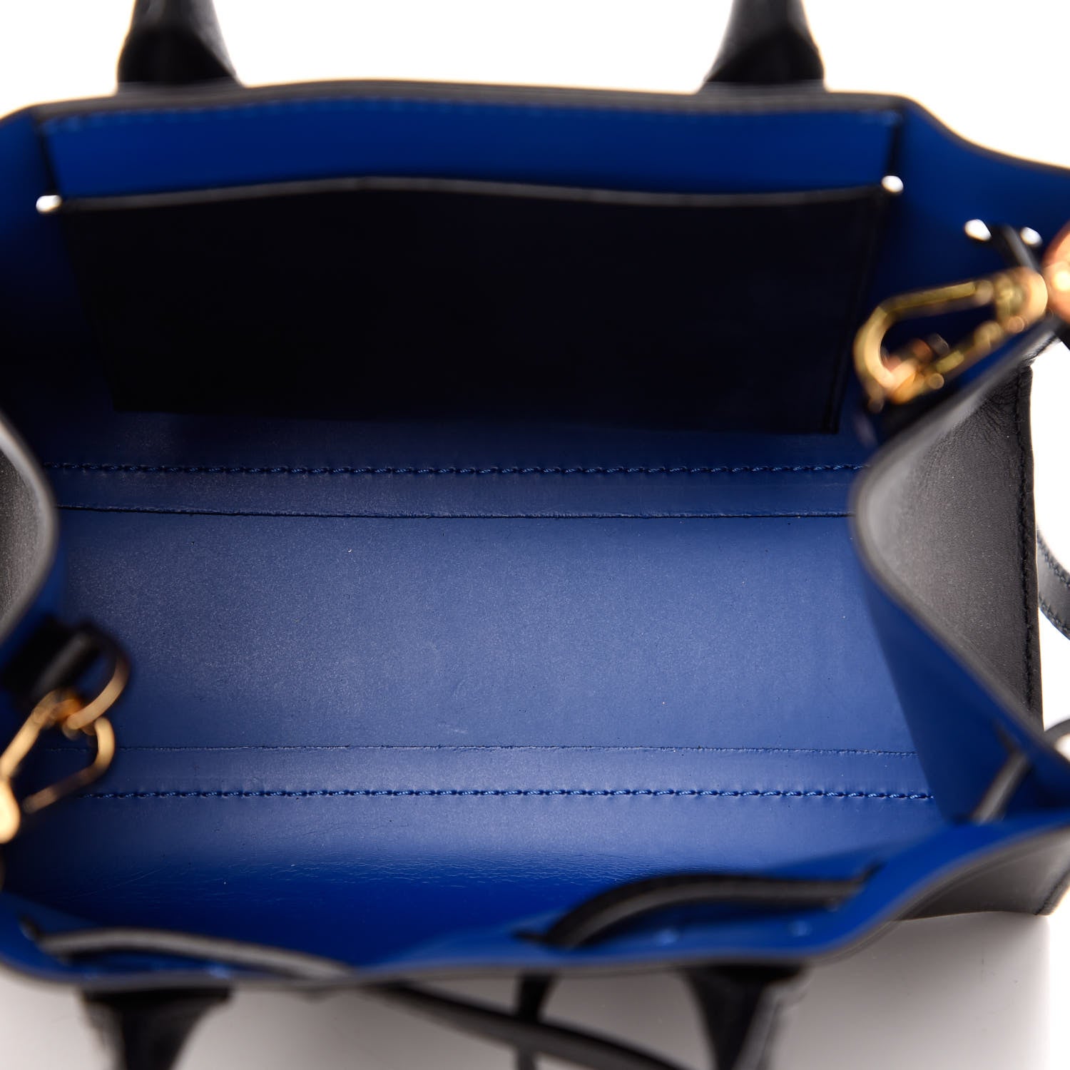 Mansur Gavriel Vegetable Tanned Calfskin Mini Mini Sun Bag Black Royal 5 of 8