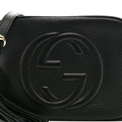 Gucci Pebbled Calfskin Small Soho Disco Bag Black 8 of 12