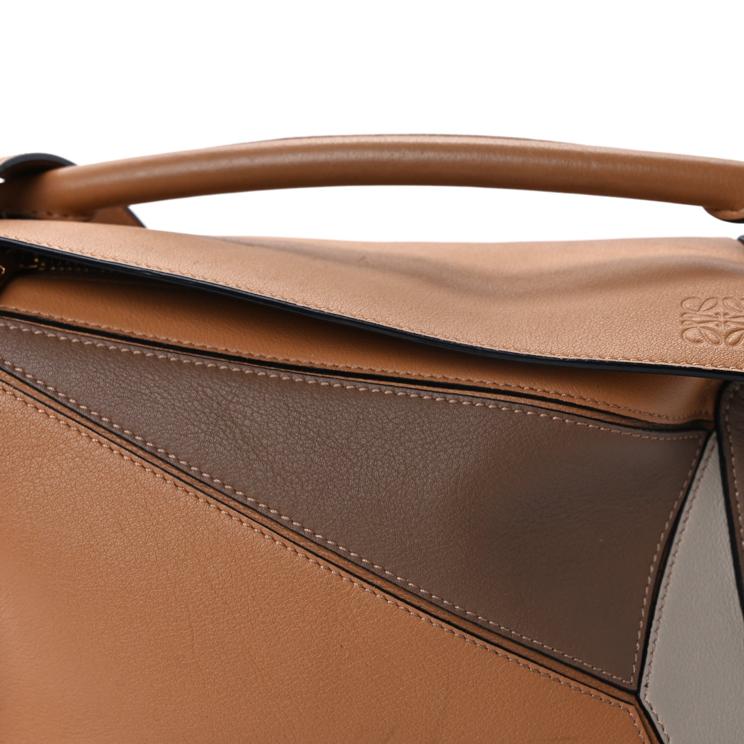 Loewe Calfskin Small Puzzle Bag  Warm Desert Mink 6 of 8