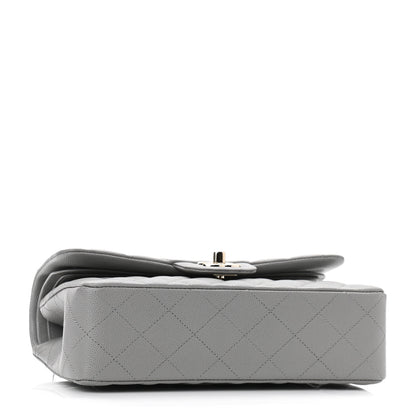 Chanel Caviar Quilted Small Double Flap Grey 5 of 11
