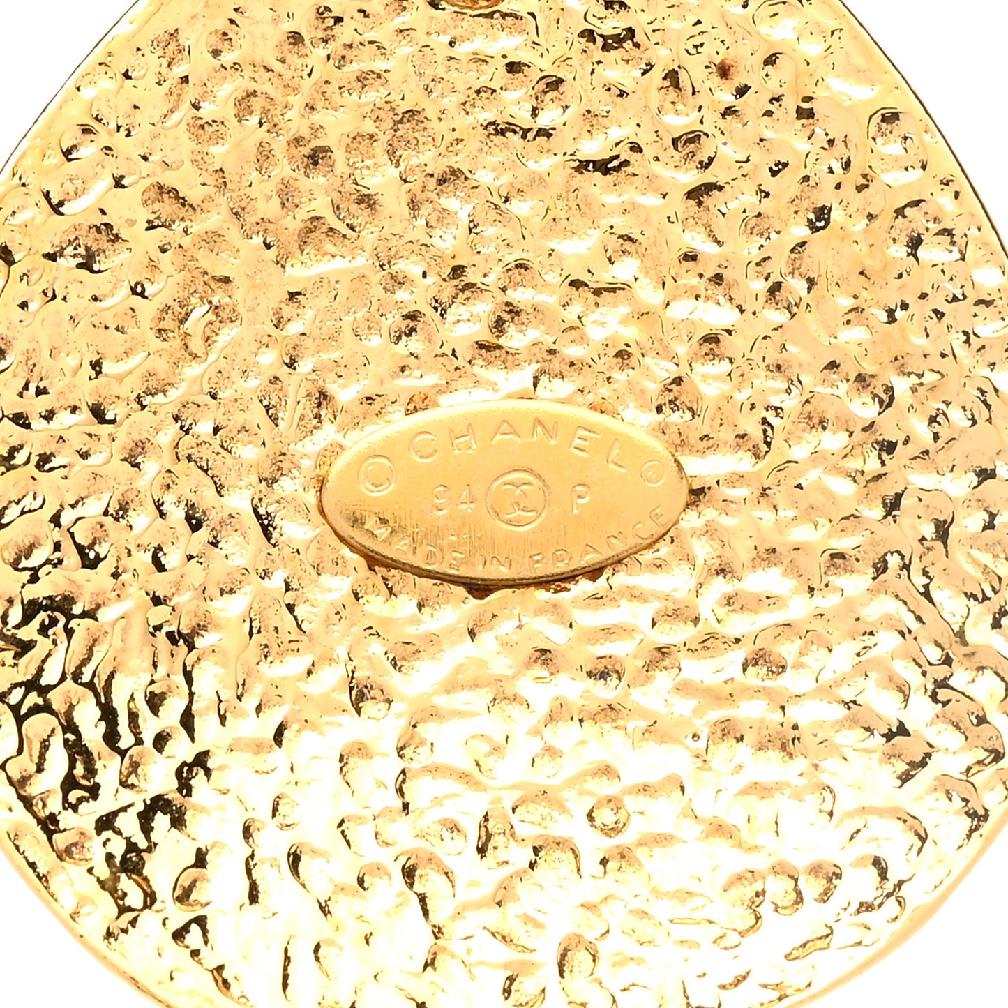 CC Pendant Necklace Gold