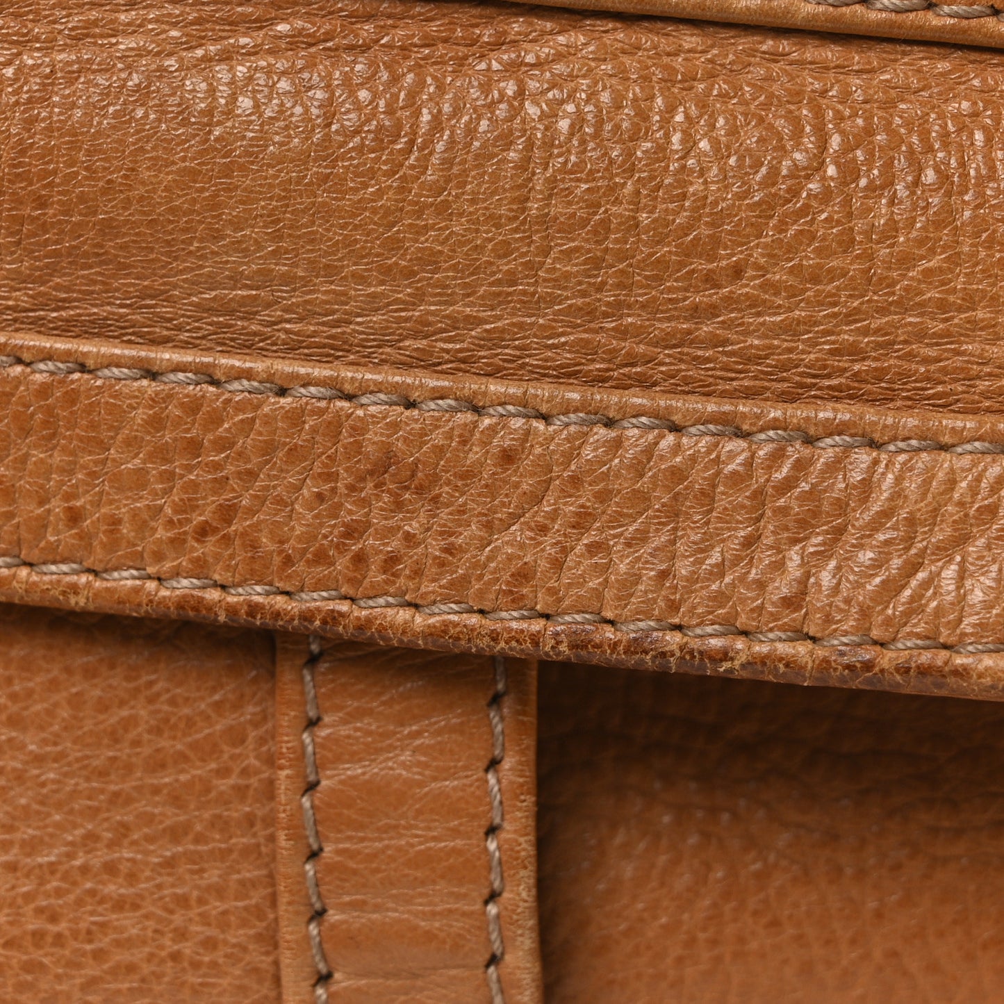 Calfskin Flight East West Bag Camel