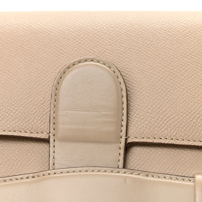 Celine Baby Grained Calfskin Medium Symmetrical Bag Taupe 14 of 15