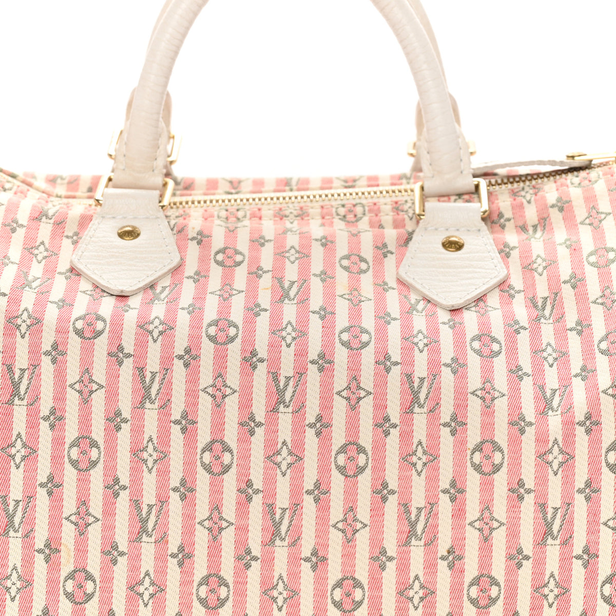 Mini Lin Croisette Speedy 30 Rouge