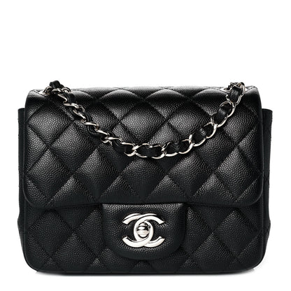 Chanel Caviar Quilted Mini Square Flap Black 1 of 10