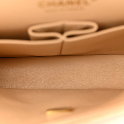 Chanel Caviar Quilted Medium Double Flap Beige 5 of 11