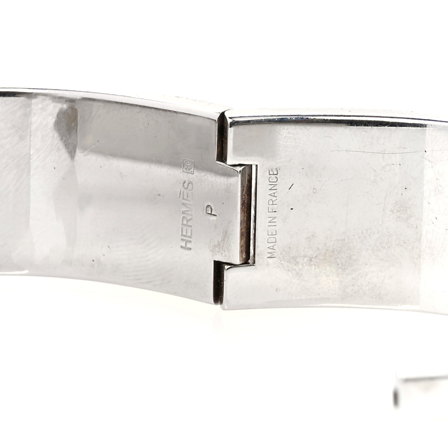 Hermes Enamel Wide Clic Clac H Bracelet PM  Rose Nymph 4 of 4