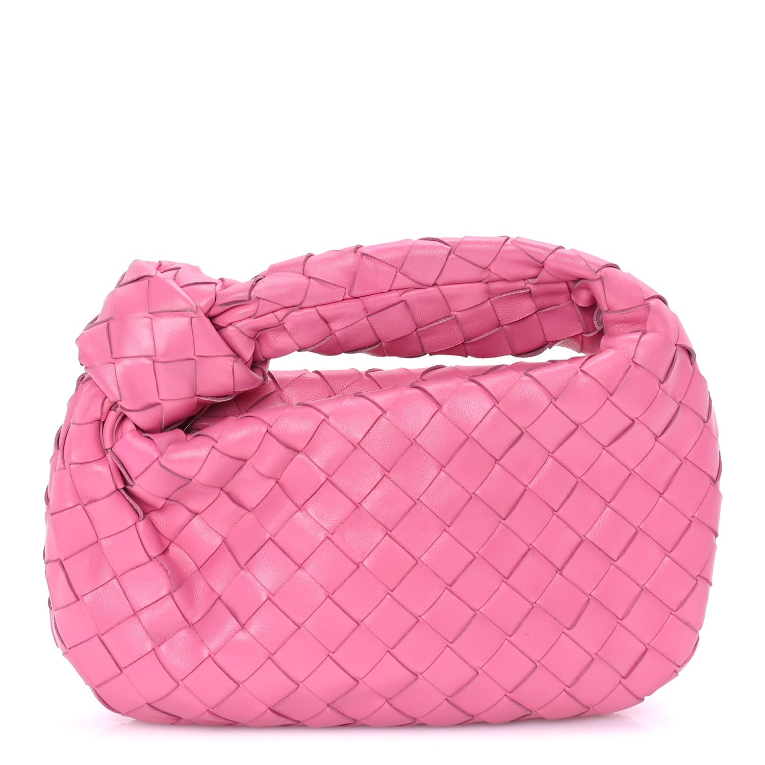 Bottega Veneta Nappa Intrecciato Mini Jodie  Pink 1 of 7