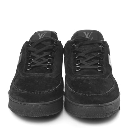 Louis Vuitton Suede Uniform Sneakers 9.5 Black 2 of 9