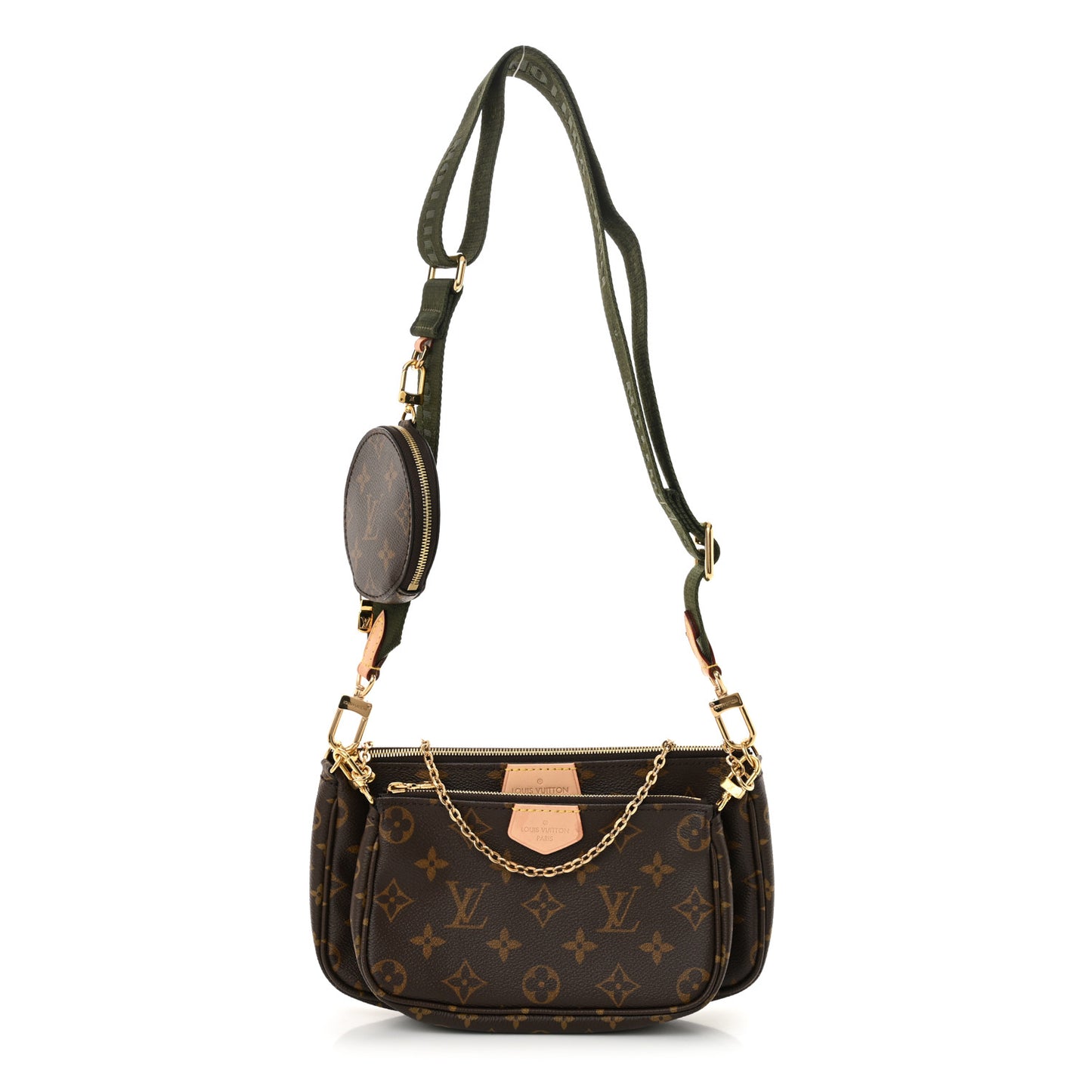 Monogram Multi Pochette Accessories Kaki