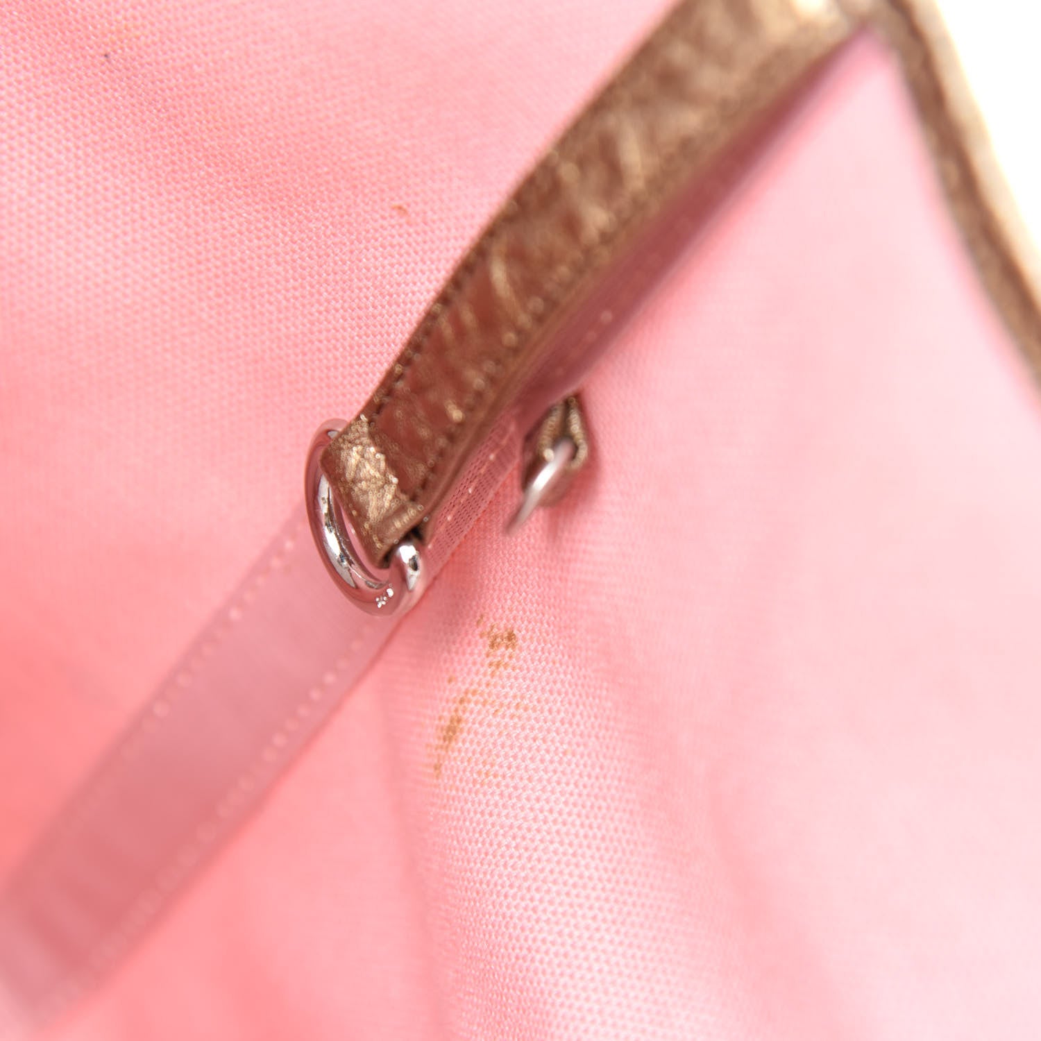 MCM Visetos Striped Shooping Tote White 10 of 14