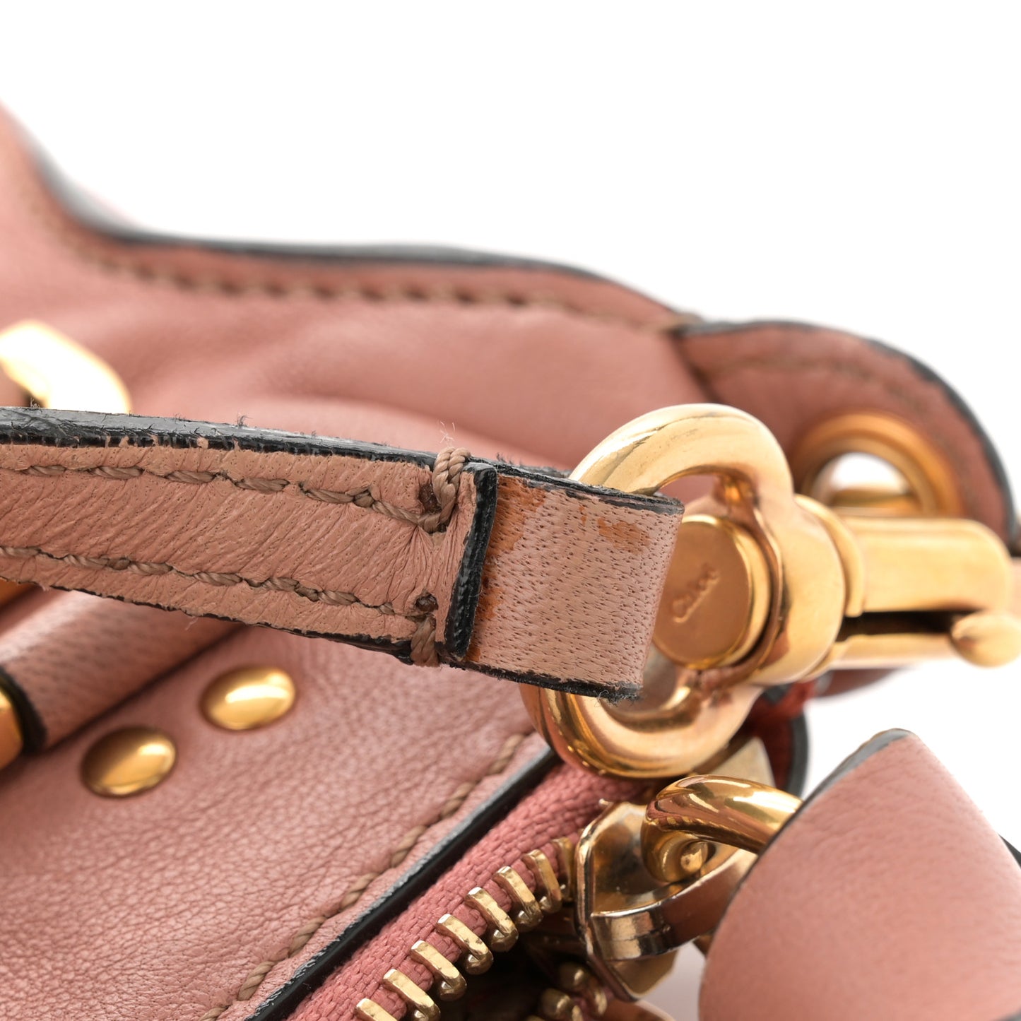 Calfskin Mini Marcie Satchel Clay