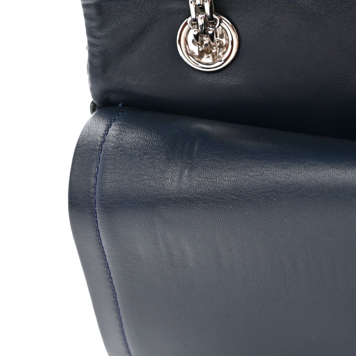 Chanel Patent Calfskin Quilted 2.55 Reissue 227 Flap Dark Blue 11 of 13