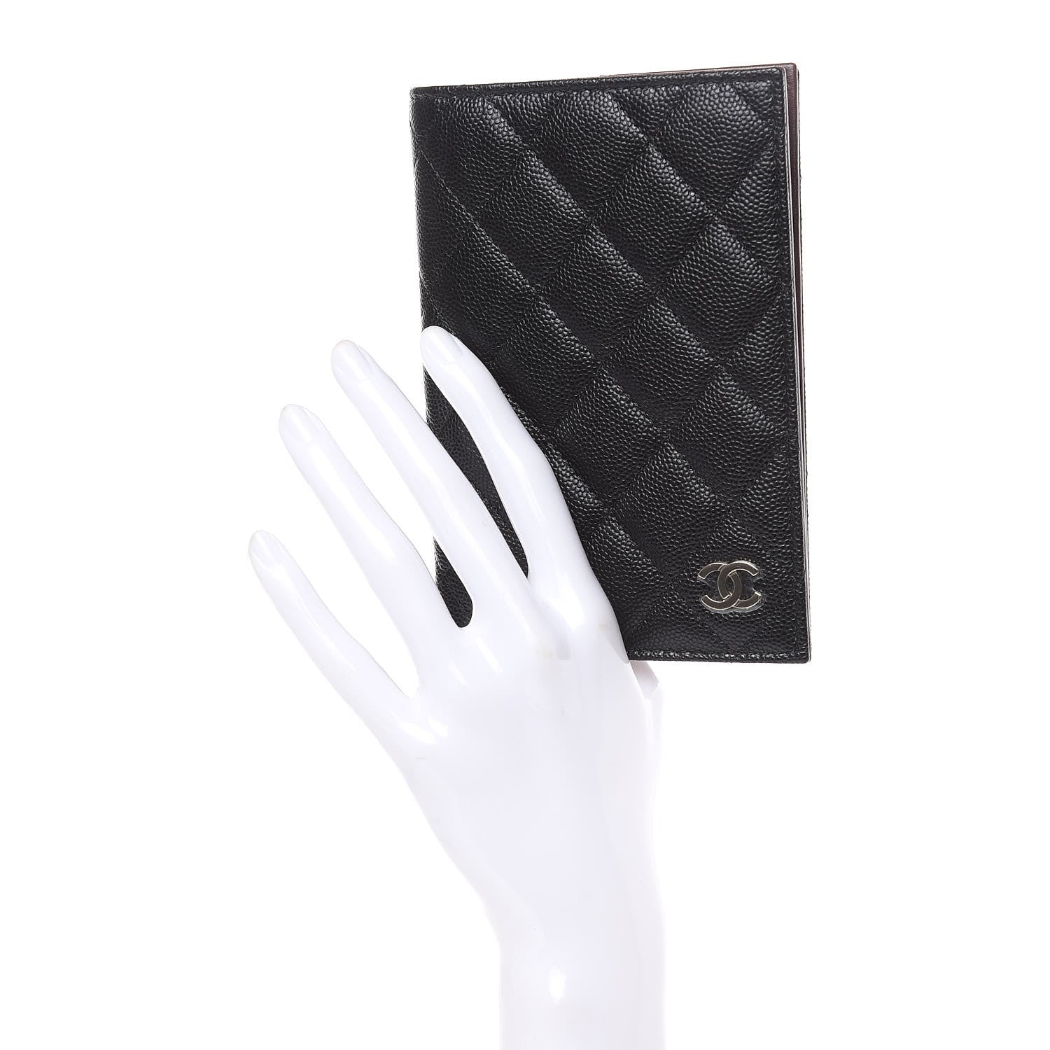Chanel Caviar Quilted Passport Holder Black 2 of 8