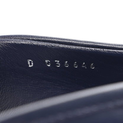 Chanel Lambskin Quilted CC Turnlock Loafers 38.5 Navy 10 of 11