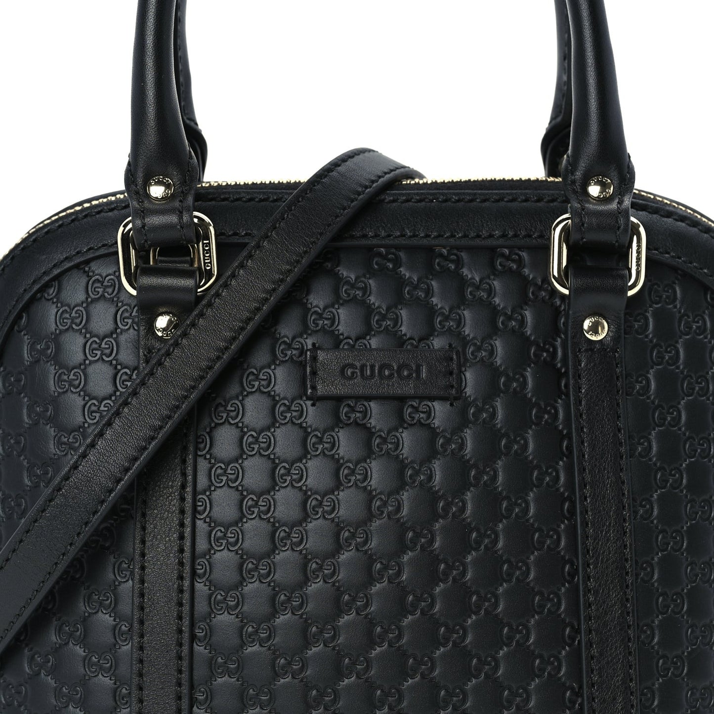 Microguccissima Mini Dome Bag Black