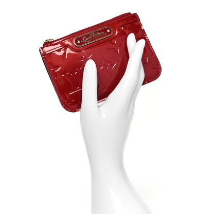 Louis Vuitton Vernis Key Pouch Rose Indien 2 of 7