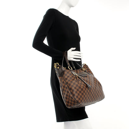 Louis Vuitton Damier Ebene Evora MM 3 of 8